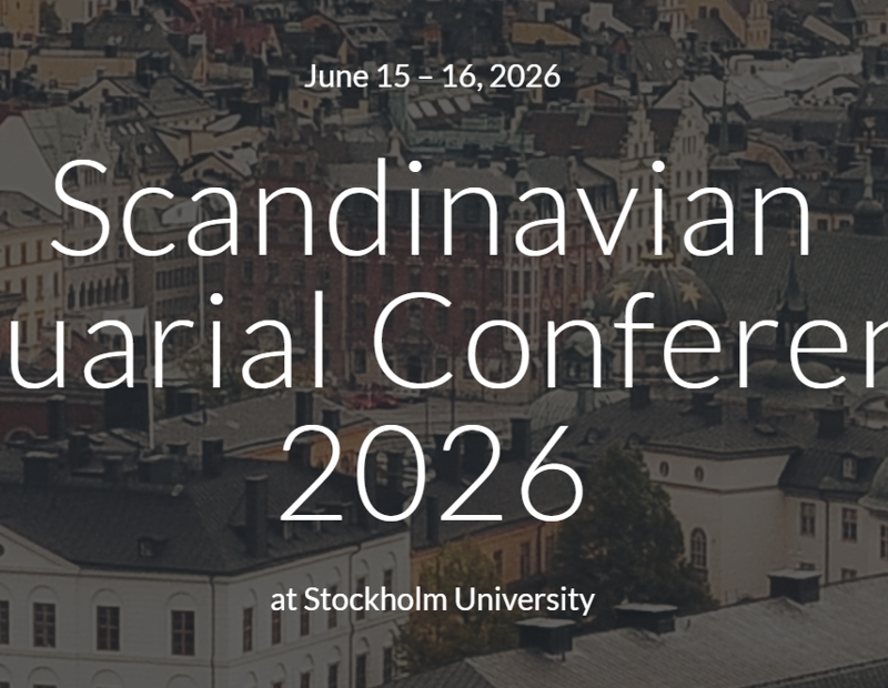 Scandinavian Actuarial Conference 2026 i Stockholm